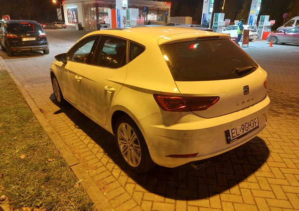 Seat Leon cena 70050 przebieg: 61700, rok produkcji 2019 z Łódź małe 562